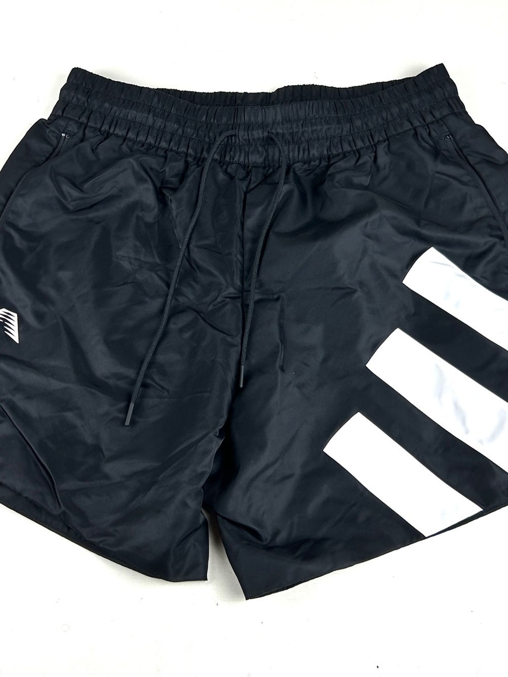 ADIDAS Anthony Edwards 1 Foundation Shorts Black Size Large Trefoil Basketball